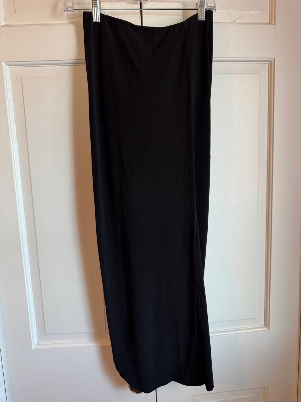 GUC NBD Black Draped Tie-Front Swim Cover-up Strapless Dress Size S - Picture 2 of 7